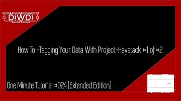 Tridium Niagara 4 OMT 024 - Tagging Your Data With Project Haystack - The Preparation Part