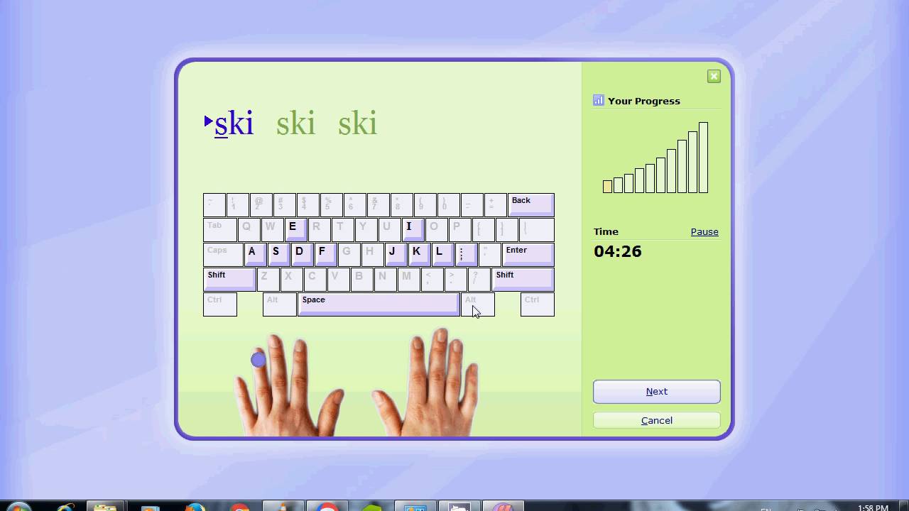 how to learn typing form typing master lesson 2 youtube form typing