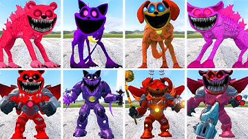 EVOLUTION OF MECHA TITAN GODZILLA SMILING CRITTERS VS POPPY PLAYTIME CHAPTER 3 IN Gary