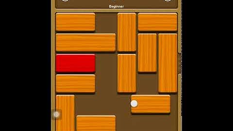 Unblock me free solutions beginner level 24 ( android and ios app solutions all levels )