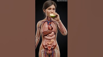 Realistic 3D Digestion Process: How the Body Eats and Digests Food | Human Anatomy Animation