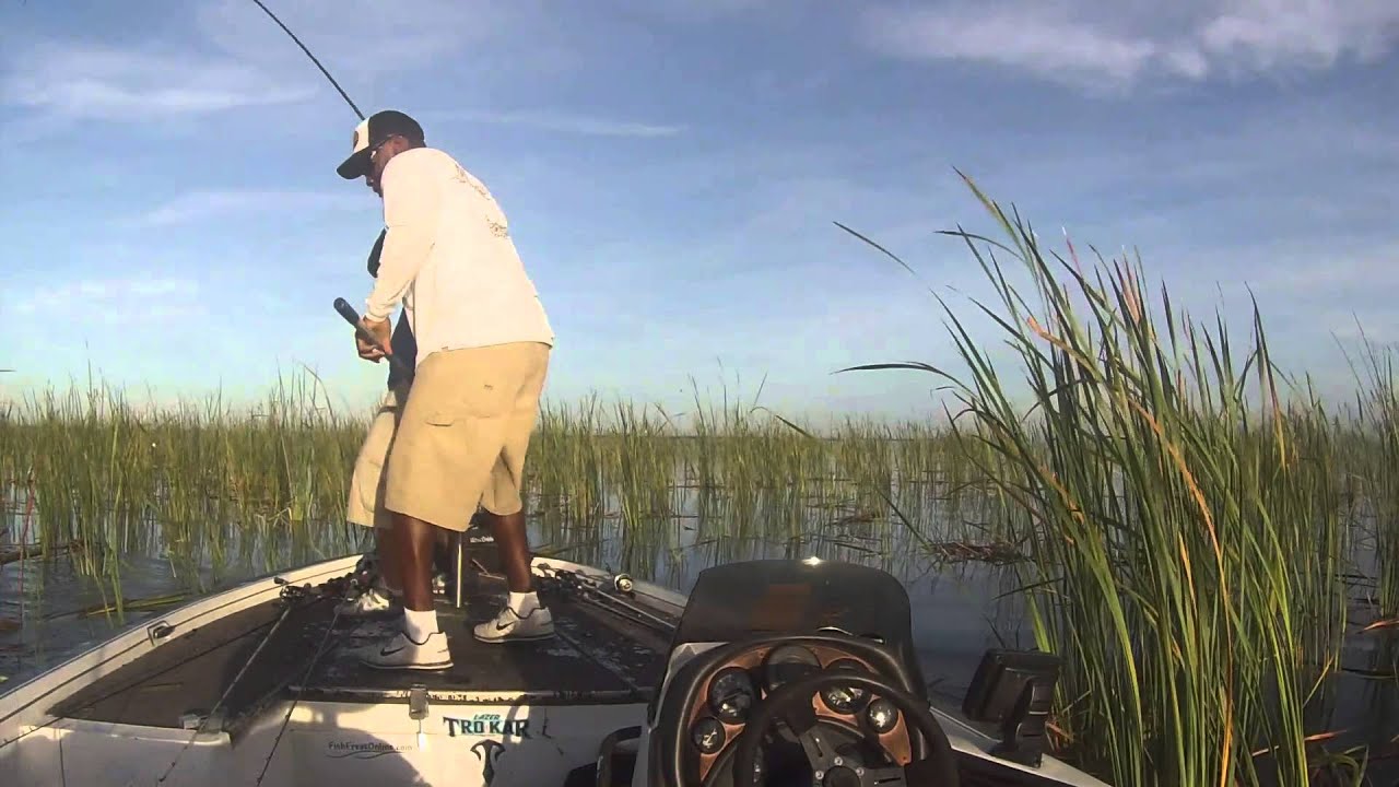 South florida fishing Lake okeechobee belle glade YouTube