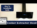 How To Install a Cooker Extractor Hood. SIA TAG90BL