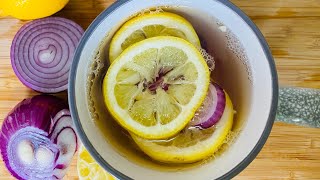 The Best CLEANSE TO Drink To Burn Fat And Lose Weight Recommended By Doctor Try Red Onion 🧅 Tea 🫖
