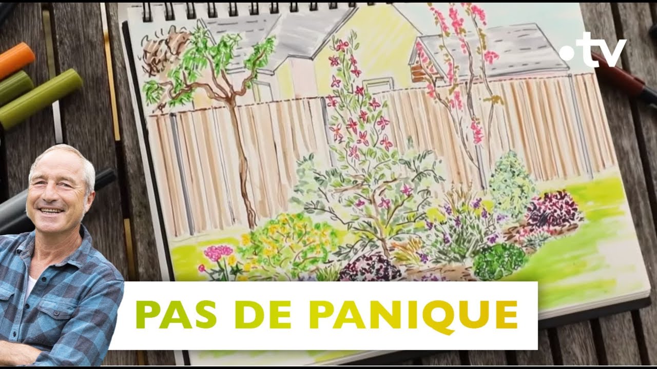 Pas de panique : un beau massif d'arbustes en fleur pour cacher la clôture - Silence, ça pousse !