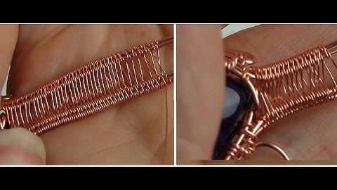 Wide Ladder Weave Tutorial/Demo (Bail Weaving Style, 4 Base Wires)