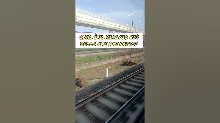 QUAL È IL VIAGGIO PIÙ BELLO CHE HAI FATTO? #viaggio #viaggiare #treno #treni #binario #binari #lvs