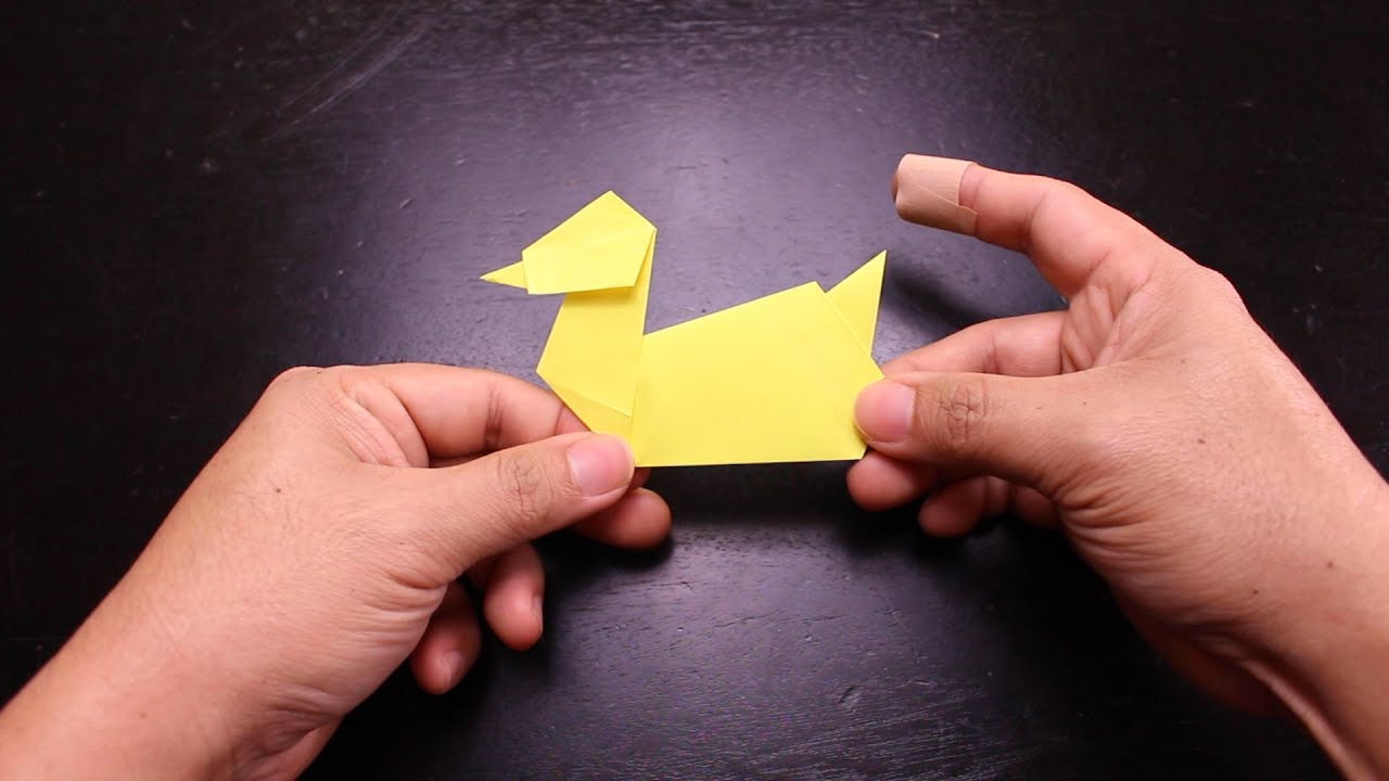 Origami - Duck - YouTube