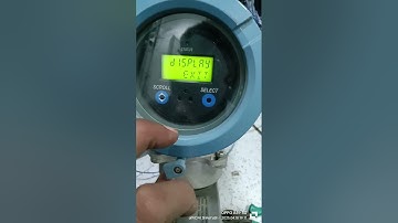 Micro Motion( Emerson) Mass flow meter Parameters configuration.