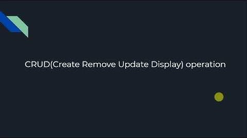 Asp.net mvc CRUD operation part 2