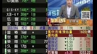 20180910 1030 高維緒 台股直播室