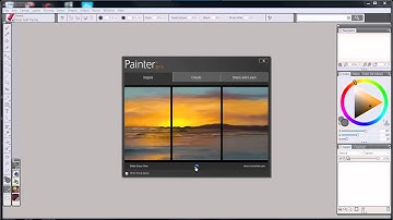 Corel Painter 2015...Welcome Screen