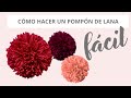 👉CÓMO HACER un POMPÓN de lana 💕|| POMPÓN para gorro Giardino || POMPÓN FÁCIL😉