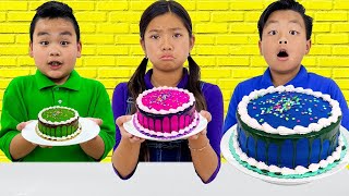 Alex Aprende Hacer Pasteles Pequeños y Grandes para Fiesta de Cumpleaños con Lyndon y Emma