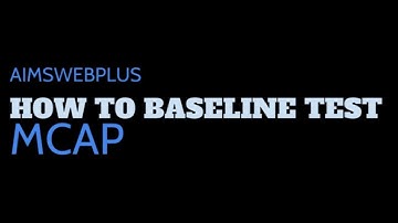 How to Baseline MCAP