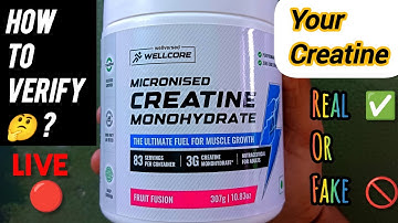 How To Verify Your Wellcore Creatine Is Real Or Fake 💯.How to authenticate Your Creatine is genuine.