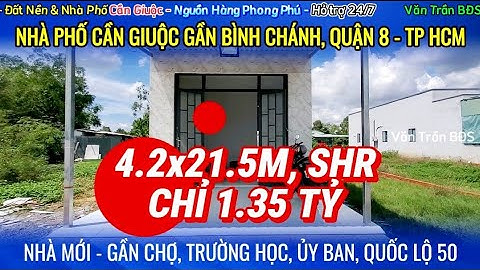 🏡Bán Nhà Gần Bình Chánh,  Tiện Đi Làm Việc Ở TPHCM, Kế QL50, Chỉ 1.35Tỷ | Nhà Phố Sài Gòn