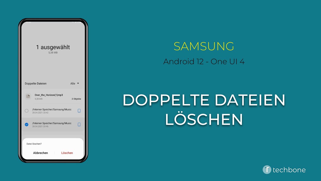 Doppelte Dateien löschen Samsung [Android 12 One UI 4] YouTube