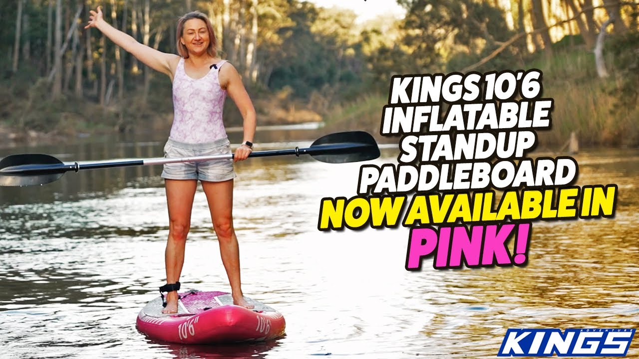 Kings 10'6 Inflatable Pink Standup Paddleboard Features! - Youtube