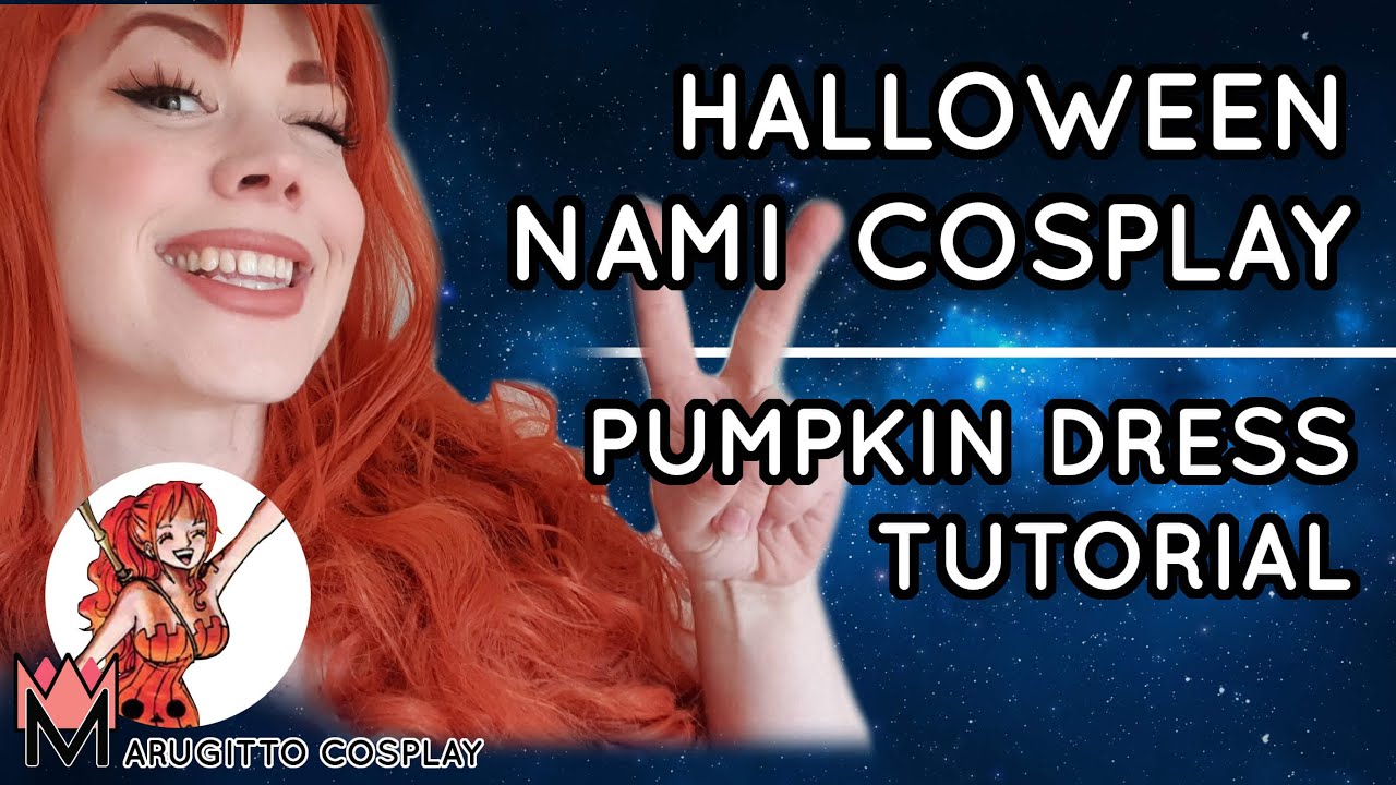 Sewing a pumpkin dress - Nami One Piece Halloween cosplay tutorial part 2/3