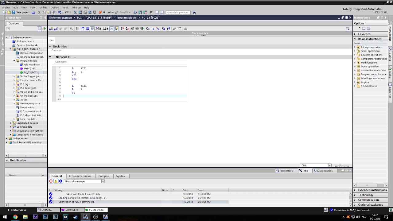 PLC3 - Opgave 1 - FC23