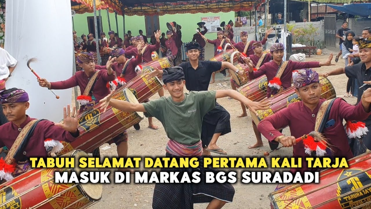 TABUH VARIASI PERTAMA KALI GENDANG BELEQ TARJA TARUNA JAYA MASUK D MARKAS BGS BAJANG GIRANG SURADADI