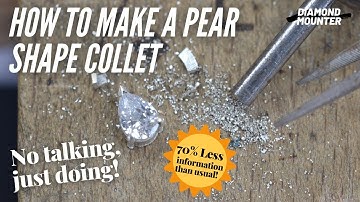 How to Make a Pear Shape Collet