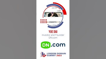 🎉 Meet Yue Dai, founder of DN.com and owner of the most two-letter .com domains in the world, keyno