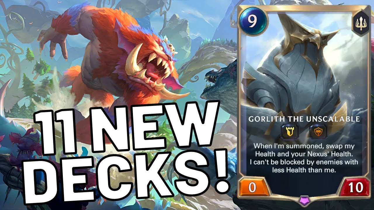 11 New Decks For The Expansion! | Legends of Runeterra Deckbuilding  Masterclass - YouTube
