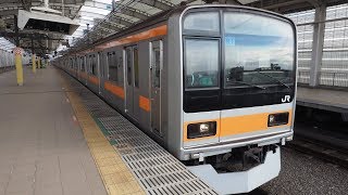 2019/01/25 【乗務員訓練】 209系 トタ81編成 東小金井駅, 国立駅 & 豊田駅