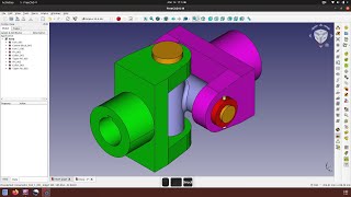 FreeCAD 0.19 Create Assembly Practice 03 (Part 6/6)