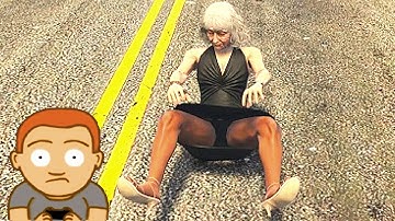 GTA 5 Bad Grandma! EXTREME TESTING 8K GTX 980 TI Frame Rate Benchmark