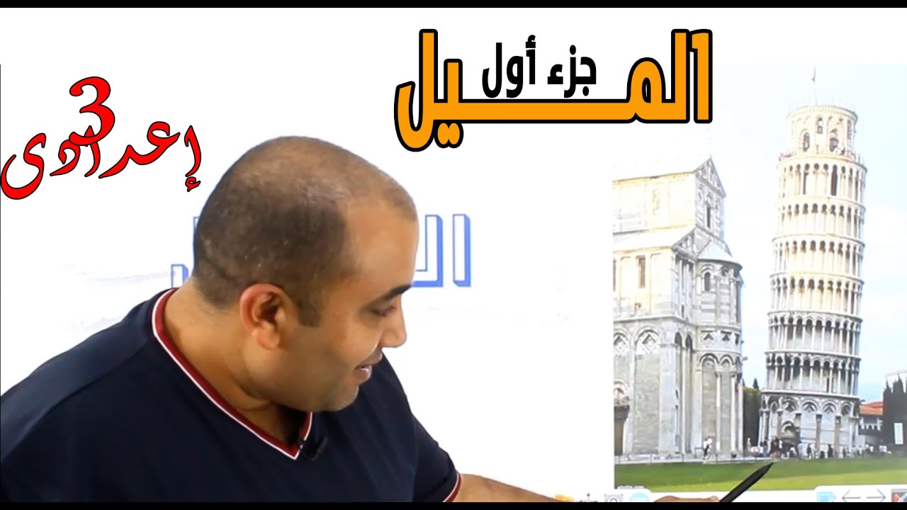 المـــــــــــيل - جزء 1 - هندسة الصف الثالث الاعدادى 2023