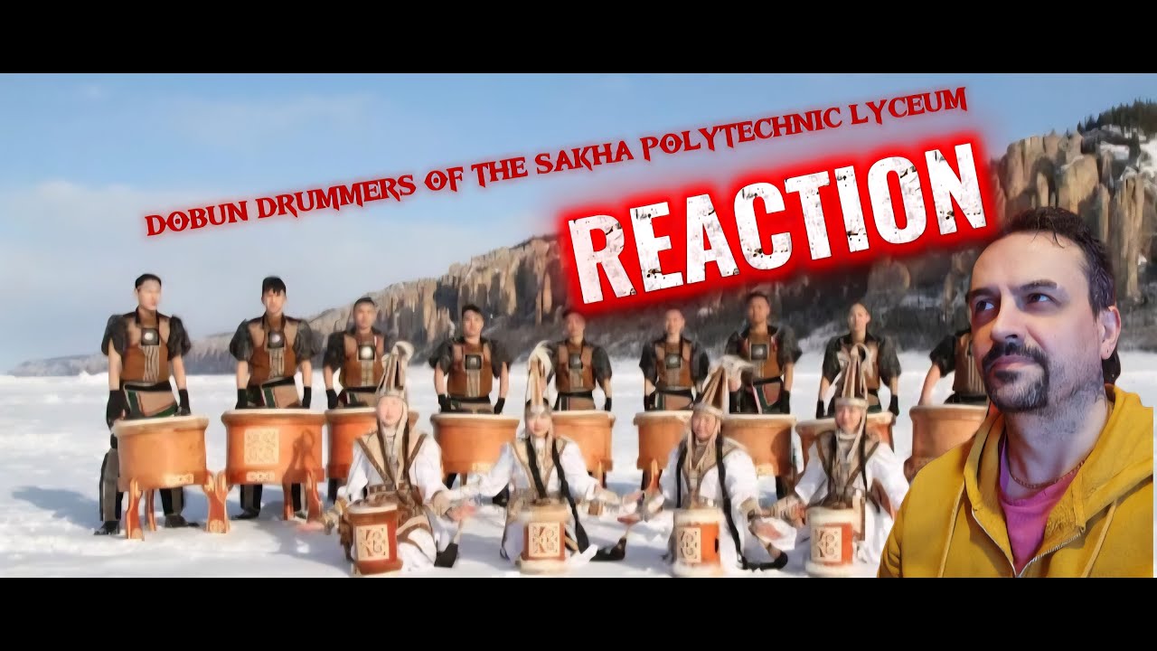Drummers of the Sakha Polytechnic Lyceum Барабанщики Саха политехнического лицея  video) REACTION