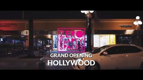 Video Recap From Our Zero Empty Spaces - Hollywood #02 Grand Opening Reception 11/14/19.