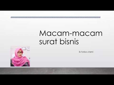 Jenis-jenis surat bisnis