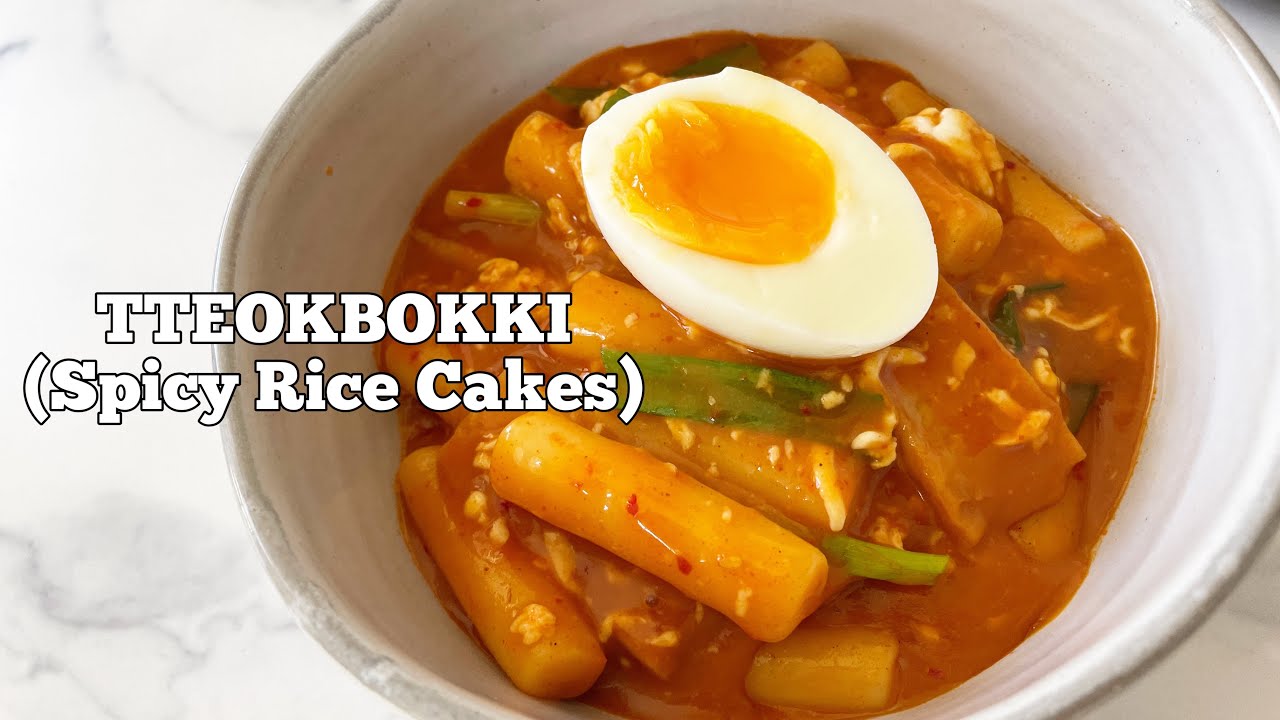 TTEOKBOKKI Korean Spicy Rice Cakes YouTube