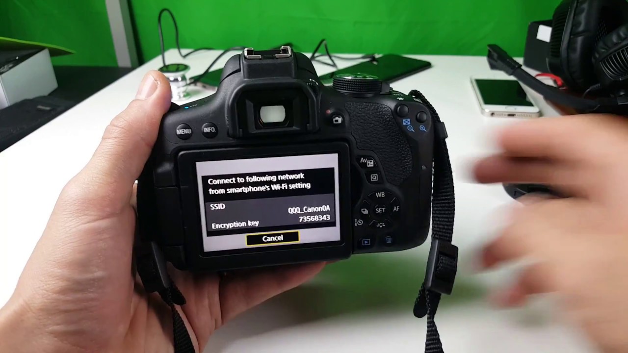 Canon Rebel T6i (750D): How to Connect 