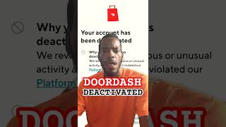DoorDash DEACTIVATED Me For No Reason!