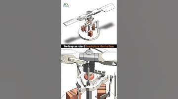 Helicopter rotor || swashplate mechanism👍📌#mechanism #solidworks #solidworksdesign @Er_Simmu1014
