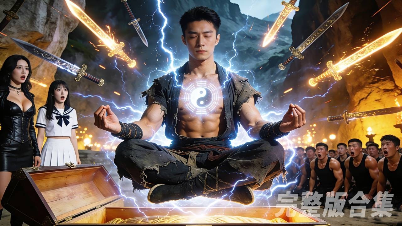 惡霸追殺美女千金，怎料棺材裡突然蹦出個流浪漢！殊不知他乃美女的神王老祖！抬手萬劍齊發，全場跪地求饒，遲了！