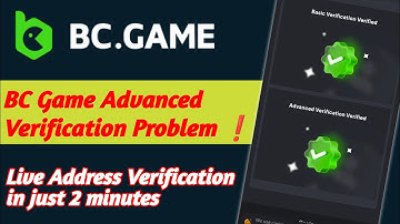 BC Game advance verification problem||Bc game verify your identity||Bc game address Verification.
