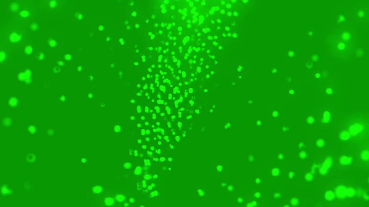 PARTICLES GREEN SCREEN EFFECT CHROME KEY NO COPYRIGHTS CLAIM FREE