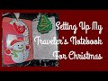 Setting Up My Traveler&#39;s Notebook for the Christmas Season