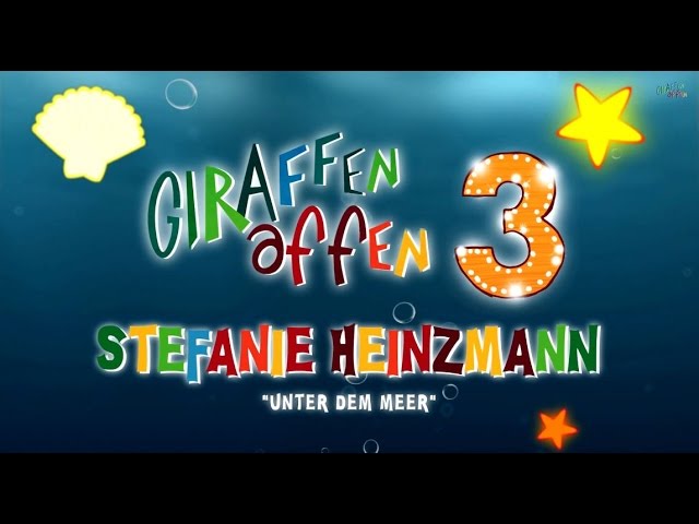 Stefanie Heinzmann Unter Dem Meer Lyric Video Giraffenaffen 3 Chords Chordify