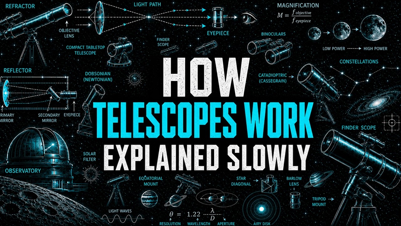 Literally Everything About How Telescopes Work Explained Slowly (For Sleep)