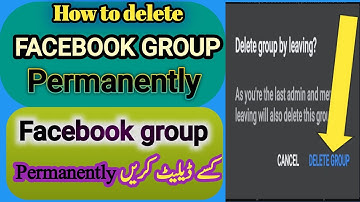 How to delete Facebook group permanently 2022/Facebook group kaise delete Kare/delete Facebook group