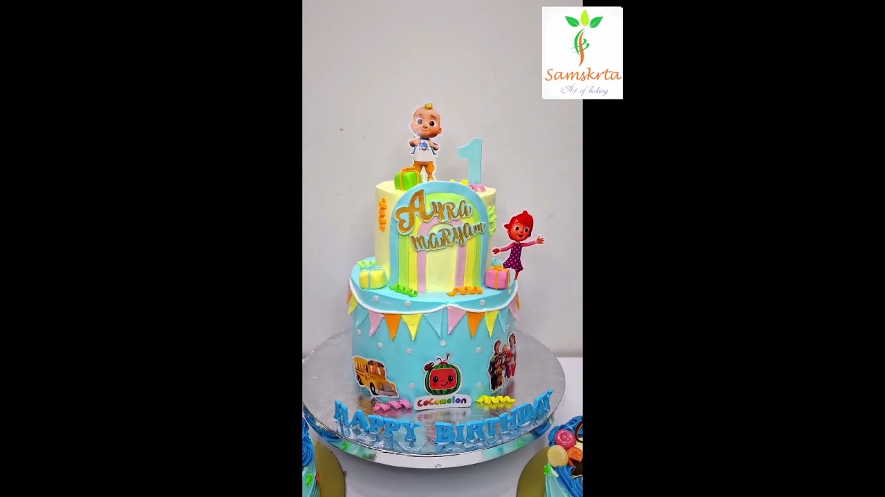cocomelon cake & boss baby twin cakes 