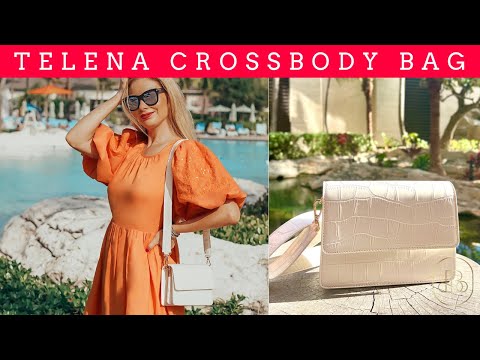 The Perfect Everyday Crossbody Bag! Telena Crossbody Bag | 2 Detachable Straps | PU Leather