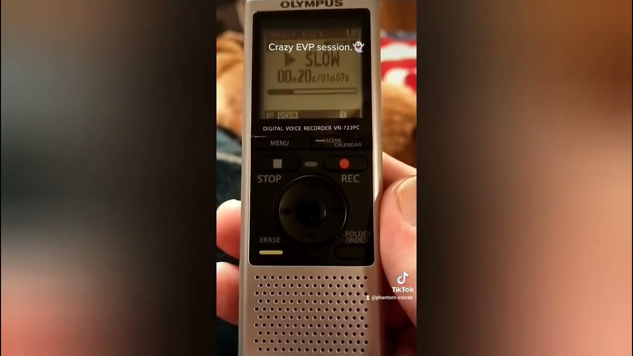 Crazy EVP session using the Olympus VN722PC digital voice recorder